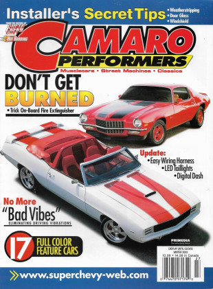 CAMARO PERFORMERS 2003 WINTER - UPDATE LED TAILIGHTS, DIGITAL DASH, GLASS INST